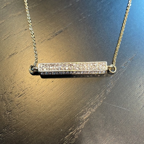 Diamante bar necklace - Picture 3 of 3